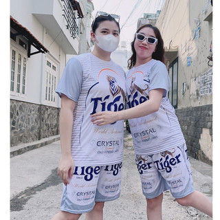 ĐỒ BỘ THUN ĐÙI MẶC NHÀ THỜI TRANG 5 SIZE 10-100KG TÙY CHIỀU CAO - BIA TIGER BẠC