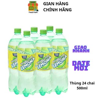   Lốc 6 chai  NƯỚC KHOÁNG CHANH LEMONA CÓ GA VĨNH HẢO 500ML 