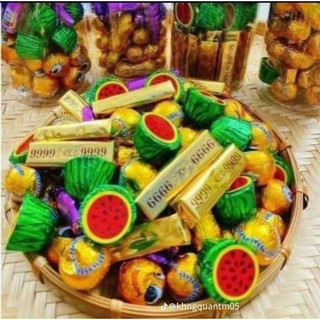 Kẹo sô cô la mix vị nhiều hình