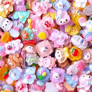 Combo 100 charm slime trong suốt, phụ kiện trang trí kẹp tóc, làm đồ handmade, DIY, trang trí tiểu cảnh