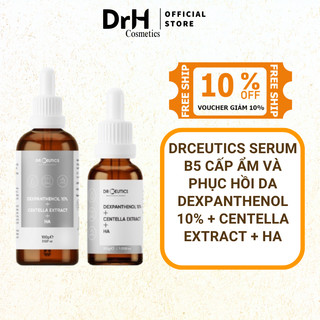 Serum drceutics b5 dexpanthenol 10% + centella extract + ha 10/30/100ml & serum b3 niacinamide 12% + nag 5% 30/100ml