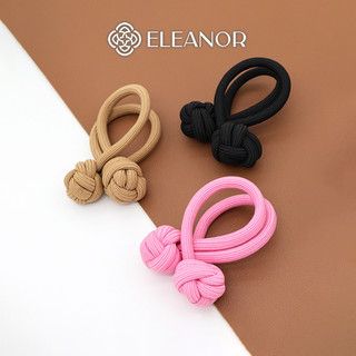 Dây buộc tóc nữ Eleanor Accessories nút thắt nhiều màu dây cột tóc thun co dãn phụ kiện tóc 7551