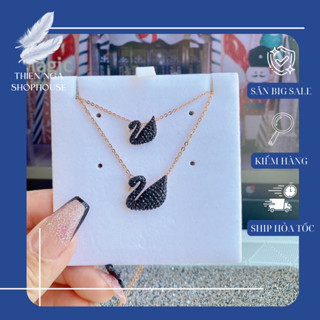 Dây Chuyền Swa, Vòng Cổ Nữ  Thiên Nga Đen Rose Fullbox Sang Trọng, Tinh Tế-Thien_nga_viet_nam