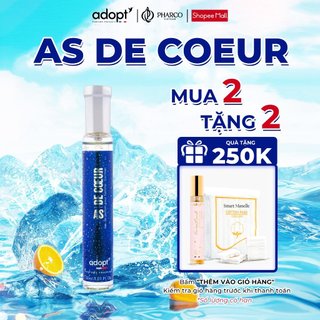 Nước hoa nam ADOPT As De Coeur EDP 30ML chính hãng lưu hương lâu Nam Tính Sang Trọng