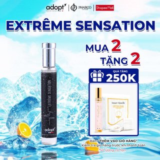 Nước hoa nam Adopt Extreme Sensation tinh dầu thơm chính hãng Pháp lưu hương tới 12 tiếng nét phong trần ấm áp nam tính