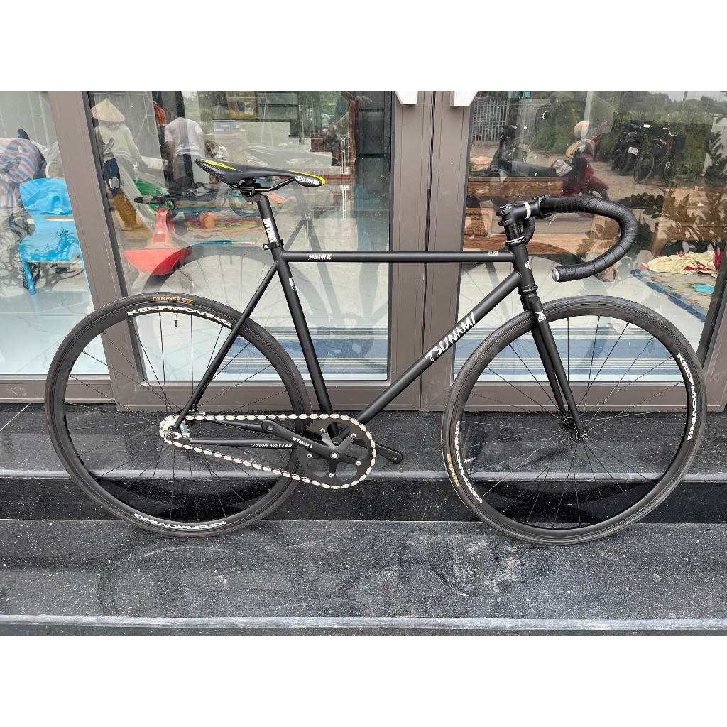 Xe đạp fixed gear tsunami 4130