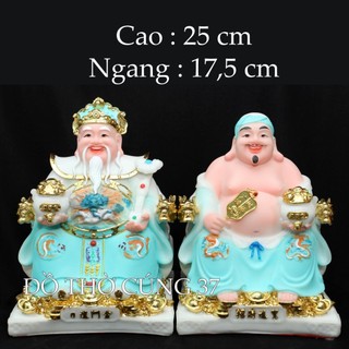 Tượng thần tài thổ địa xanh lam