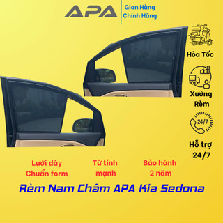 Rèm che nắng ô tô chống uv apa kia sedona - rèm che nắng nam châm - việt nam sản xuất
