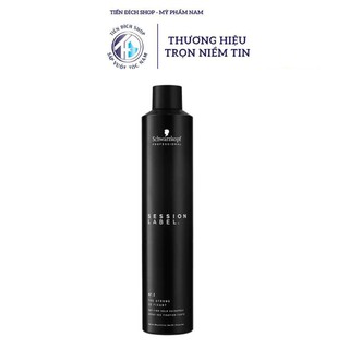 [Chính hãng] - Gôm xịt tóc Osis+ Session Label Black 500ml | Schwarzkopf Đức