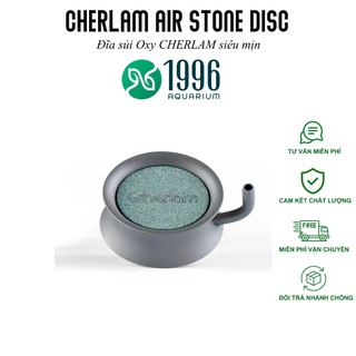 Đĩa sủi oxy siêu mịn CHERLAM viền inox, sủi khí siêu mịn giúp hòa tan oxy nhanh vào nước