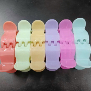 Kẹp tóc càng cua 5 răng bầu pastel siêu chắc