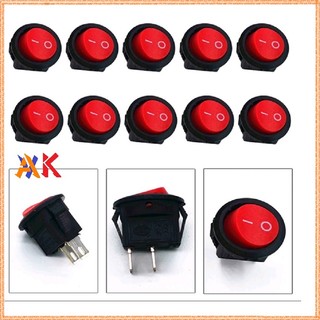 Công tắc bập bênh tròn 20mm kcd1 6a-250v