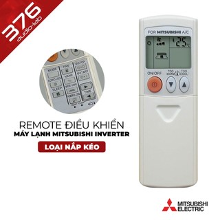  REMOTE MITSUBISHI Điều Khiển Máy Lạnh Inverter - LOẠI NẮP KÉO