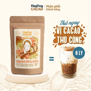 Túi 80g - Bột cacao sữa dừa tự nhiên, thuần chay – Bộ sản phẩm Cacao "Thật" – Heyday Cacao