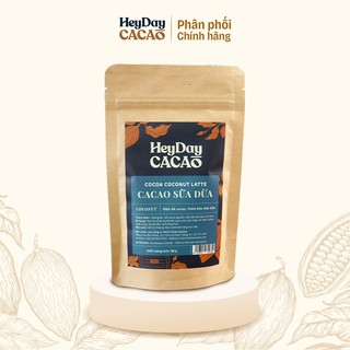 Túi 80g Bột cacao sữa dừa Heyday - Thơm béo sữa dừa nguyên chất sấy phun theo công nghệ Đan Mạch