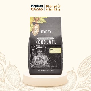 Túi 200g Bột cacao sữa 3in1 Xocolatl - Gu đắng đậm Bold -  Gấp đôi cacao nguyên chất, ít ngọt