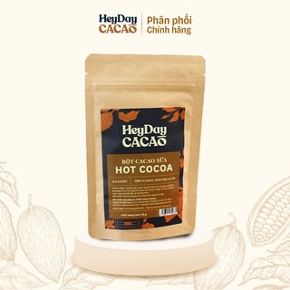 Túi 80g Bột Cacao Sữa Heyday - Dòng Classic Thêm 30% Cacao Nguyên Chất - Dùng Bột Sữa Tách Béo - Chứng Nhận UTZ Quốc Tế
