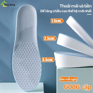 Lót giày thể thao nhẹ têng DION, đệm lót giày, miếng lót giày thâm hút, hạn chế mùi