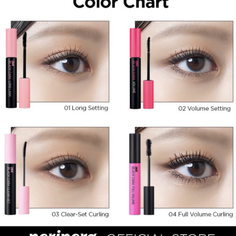 [SẴN 01-04] MASCARA PERIPERA INK BLACK CARA