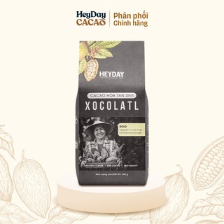 Túi 500g Bột cacao sữa 3in1 Xocolatl - Gu đắng đậm Bold -  Gấp đôi cacao nguyên chất, ít ngọt
