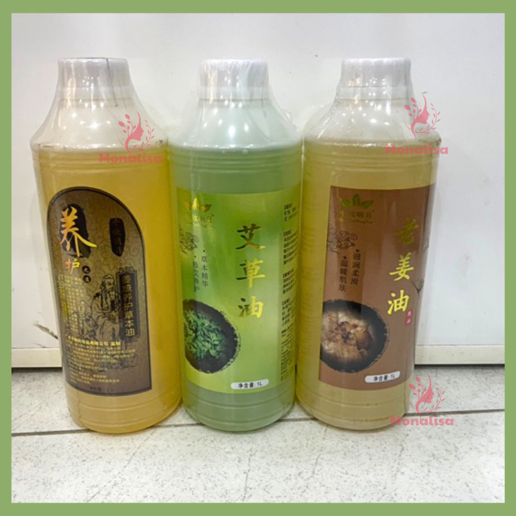 Tinh dầu massage body nóng chai 1000ml | Tinh ngải cứu massage body dùng cho dưỡng sinh,spa