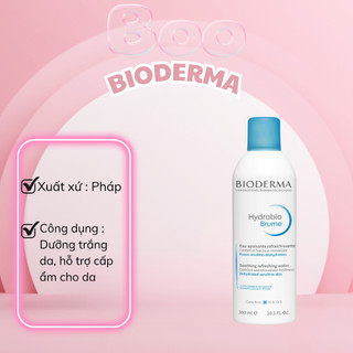 Xịt Khoáng Bioderma Hydrabio Brume - 300ml