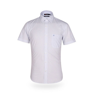 Áo sơ mi nam tay ngắn Khatoco form Slimfit lai bầu - A1MN438S1 - CNIN095-2011-N