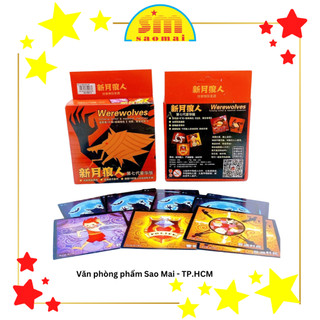 Thẻ bài Ma sói Character - VPP Sao Mai Q105