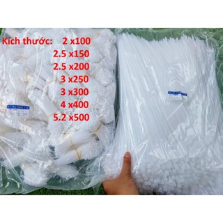Bịch 500 Sợi Dây Rút Nhựa, Dây Thít Nhựa 10cm 15cm 20cm 25cm 30cm 40cm 50cm Nylon Cao Cấp