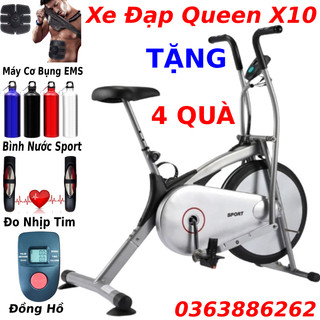 [ Xe đạp tập thể dục ] xe đạp thể dục tặng má phanh dự phòng cho xe đạp tập thể dục tại nhà + đồng hồ + đo nhịp tim