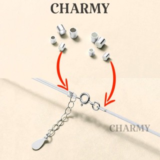Hạt định vị trụ bạc C002 bóp khóa đầu dây vòng, Bạc 925 (Giá 1 hạt) - Charmy