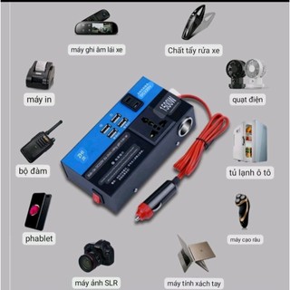 Bộ đổi nguồn điện 12v/24v sang 110v/220v
