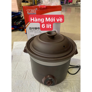 Nồi hầm chậm 6 lít siêu to khổng lồ