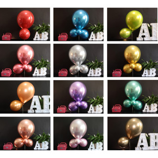 500 Bong Bóng Siêu Nhũ Chrome Size 10inch, Phụ Kiện Trang Trí Sinh Nhật ABSHOP COM VN