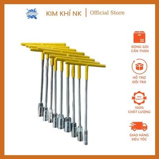 Combo 10 tay tuýp chữ T bao gồm 8,9,10,12,13,14,16,17,18,19mm bằng thép k rỉ
