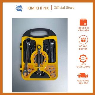 Bộ cờ lê tự động 7 chi tiết 8-19mm (tự động khóa vòng miệng)