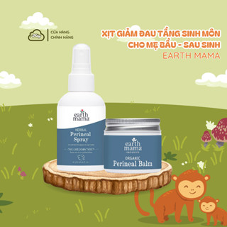 Kem & xịt giảm đau tầng sinh môn hữu cơ Earth Mama cho mẹ sau sinh