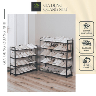 Kệ để giầy dép 5 tầng giá để giầy ống thép 5001
