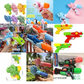  Đồ chơi phun nước hình khủng long cá mập - Đồ chơi súng bắn nước mạnh giải trí vận động nhà tắm biển 