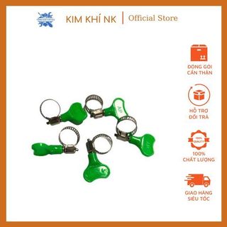 Vòng đai siết ống inox - có tay vặn nhựa