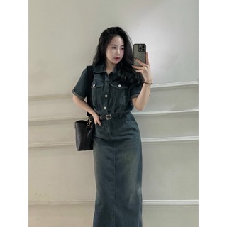 ĐẦM SƠ MI JEANS