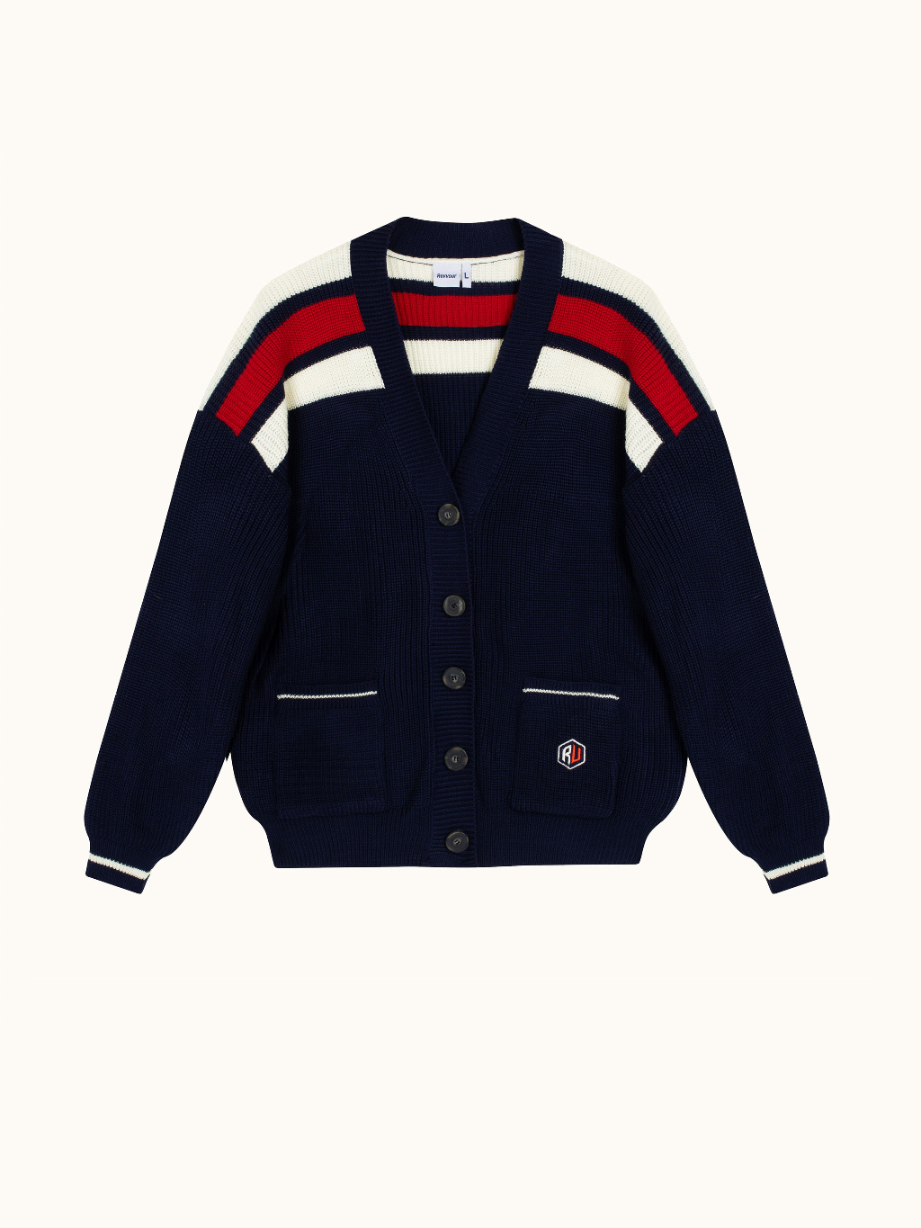 Áo Cardigan len Lucy Dark Blue - Local Brand RvR Hàng QC 2026