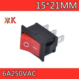 Công tắc bập bênh kcd1-6a/250v 3 chân 2 chế độ on-off