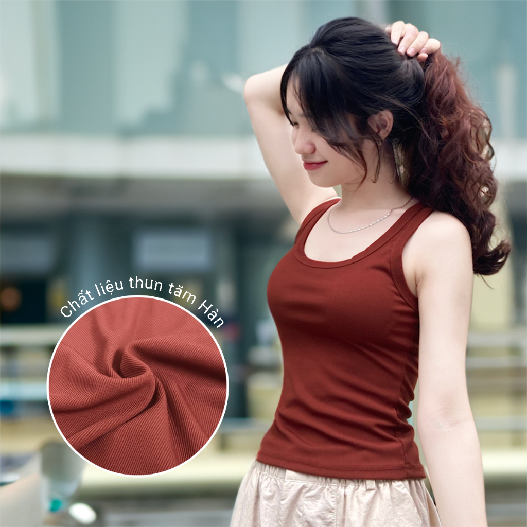Áo thun ba lỗ thời trang phong cách chất thun tăm hàn thoáng mát thoải mái Gladimax - T868 | BigBuy360 - bigbuy360.vn