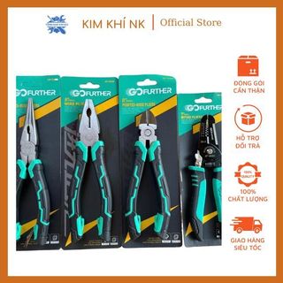 Combo 4 kìm GOFUTHER (kìm điện 8+ kìm nhọn 8+ kìm cắt 8+ kìm tuốt dây 7 hoặc kìm chia dây 7'')