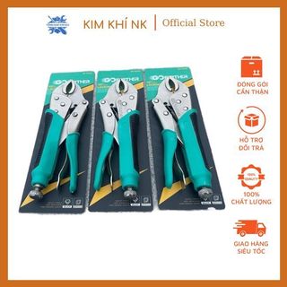 Combo 3 kìm bấm miệng cong 10inch 250mm GF Tay Bọc chống trượt
