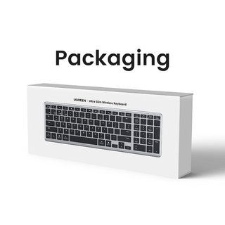 Wireless Ultra Slim Wireless & Bluetooth Keyboard Ugreen 15258