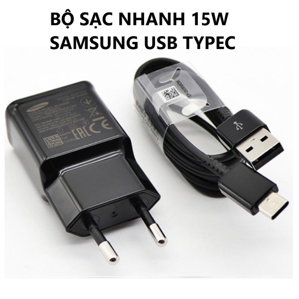 Sạc nhanh Samsung USB cáp sạc samsung typec/mcro sạc nhanh 15w Sạc Cho S8, S9, S10, Note 8, Note 9, J5, J7 A50