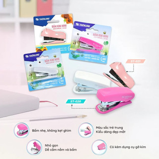 Bấm kim mini số 10 - Mini Stapler Thiên Long - Bấm nhẹ hơn - Màu ngẫu nhiên