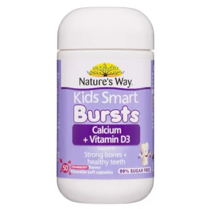 CANXI Nature's Way Calcium + Vitamin D3 Kids Smart Bursts